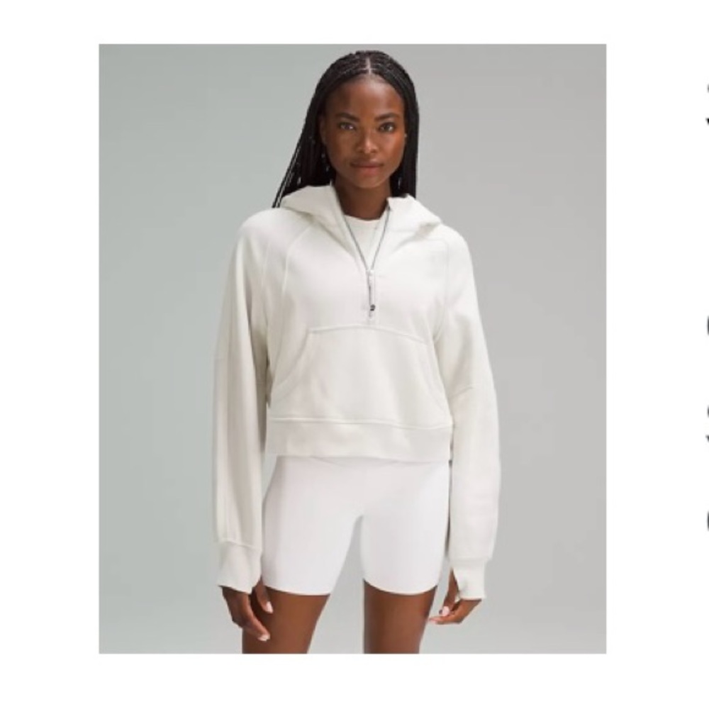 Lululemon Athletica White Opal Hoodie